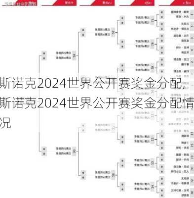 斯诺克2024世界公开赛奖金分配,斯诺克2024世界公开赛奖金分配情况