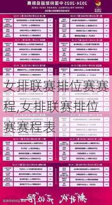 女排联赛排位赛赛程,女排联赛排位赛赛程表