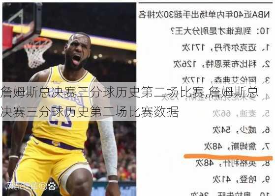 詹姆斯总决赛三分球历史第二场比赛,詹姆斯总决赛三分球历史第二场比赛数据