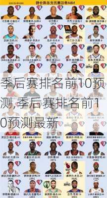 季后赛排名前10预测,季后赛排名前10预测最新