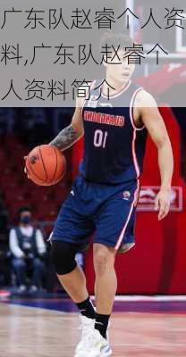 广东队赵睿个人资料,广东队赵睿个人资料简介