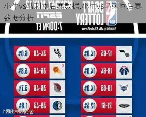 小牛vs马刺季后赛数据,小牛vs马刺季后赛数据分析