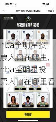 nba全明星投票入口在哪里,nba全明星投票入口在哪里看
