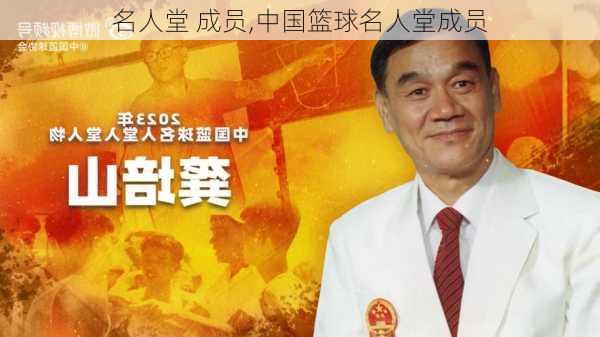 名人堂 成员,中国篮球名人堂成员