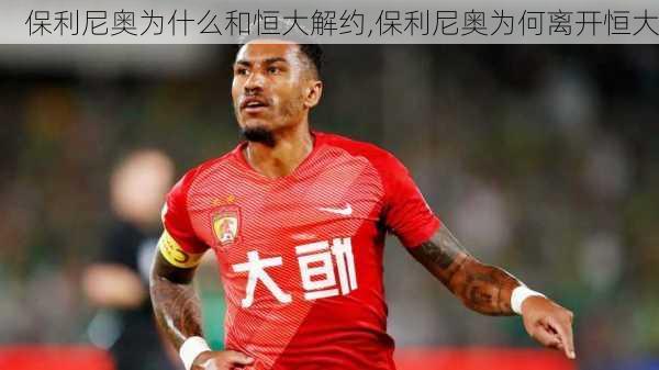 保利尼奥为什么和恒大解约,保利尼奥为何离开恒大