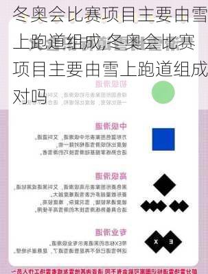 冬奥会比赛项目主要由雪上跑道组成,冬奥会比赛项目主要由雪上跑道组成对吗