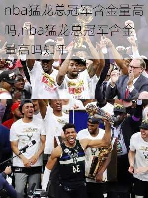 nba猛龙总冠军含金量高吗,nba猛龙总冠军含金量高吗知乎