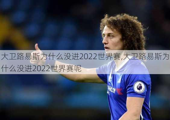 大卫路易斯为什么没进2022世界赛,大卫路易斯为什么没进2022世界赛呢