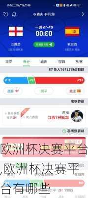 欧洲杯决赛平台,欧洲杯决赛平台有哪些