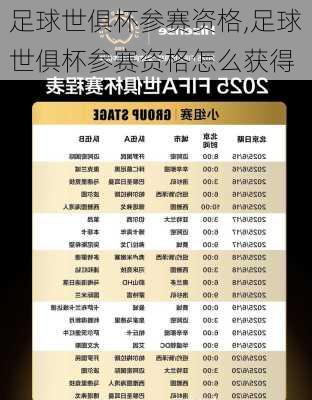 足球世俱杯参赛资格,足球世俱杯参赛资格怎么获得
