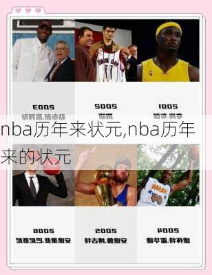 nba历年来状元,nba历年来的状元