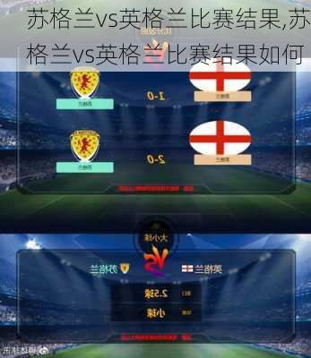 苏格兰vs英格兰比赛结果,苏格兰vs英格兰比赛结果如何
