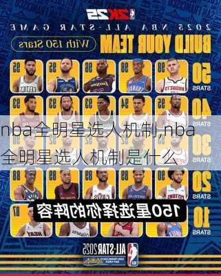 nba全明星选人机制,nba全明星选人机制是什么