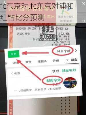fc东京对,fc东京对浦和红钻比分预测