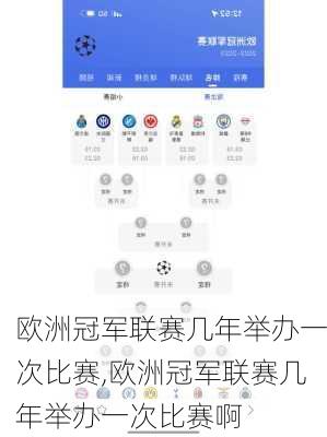 欧洲冠军联赛几年举办一次比赛,欧洲冠军联赛几年举办一次比赛啊
