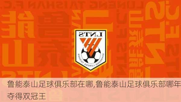 鲁能泰山足球俱乐部在哪,鲁能泰山足球俱乐部哪年夺得双冠王